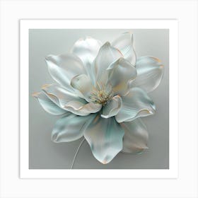 White Flower Art Print