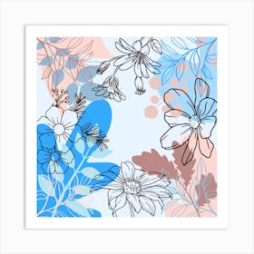 Floral Pattern 2 Art Print