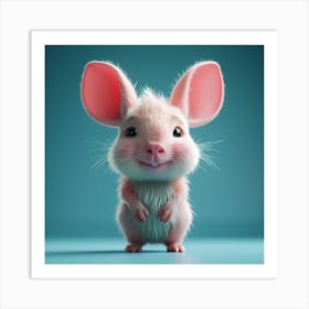 Cute Little Mouse 2 Art Print