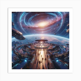 Space Station 64 Art Print