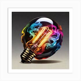 Light Bulb Art Print