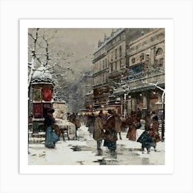 Cities Paris 15 Art Print