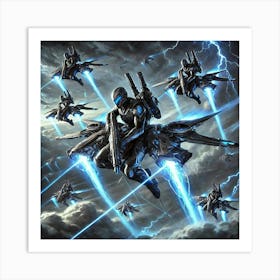 Skyblades Art Print