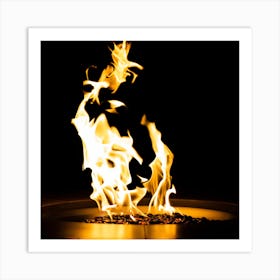 Fire Pit Art Print