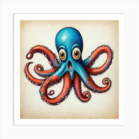 Octopus 94 Art Print