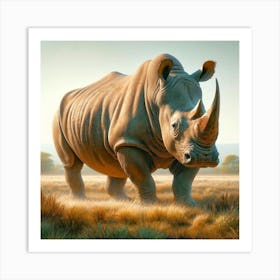 Rhinoceros 3 Art Print