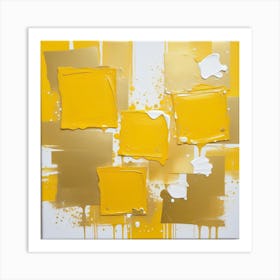 Pintura Abstracta Tematica Naranja Art Print