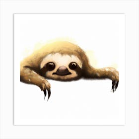 Chill Sloth Art Print