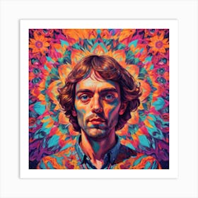 A Vibrant And Trippy Psychedelic Style Art Print