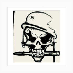 Skull And Crossbones 1 Art Print