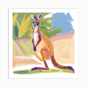 Kangaroo 01 Art Print