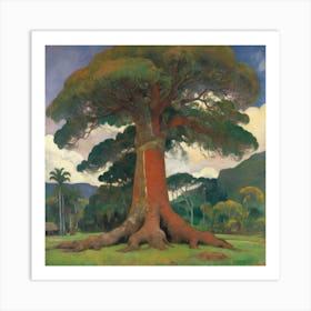 The Big Tree Te Raau Rahi 1891 Paul Gauguin Art Print 1 Art Print