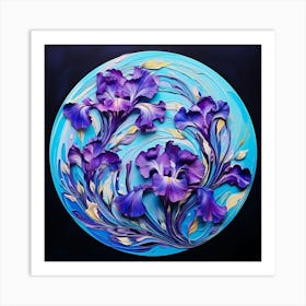 Iris Painting 1 Art Print