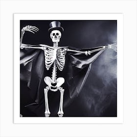 Skeleton 5 Art Print