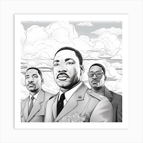 Martin Luther King Art Print