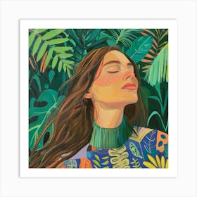 'Jungle Girl' Art Print