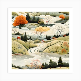 Autumn Landscape 2 Art Print