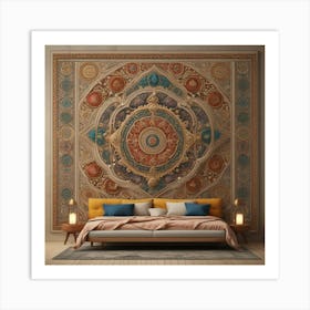 Mandala Wall Mural Art Print