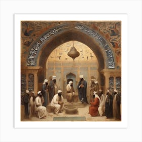 Islamic Court Art Print