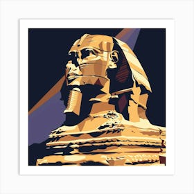 A Sphinx In Giza Vector Design Illustration 1719991720 4 Art Print