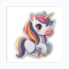 Unicorn Sticker 36 Art Print