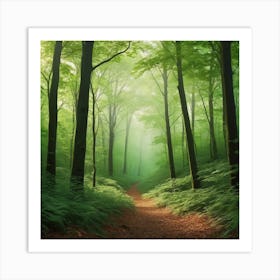 Forest Path Art Print