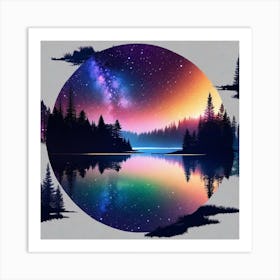 Starry Night Sky 15 Art Print