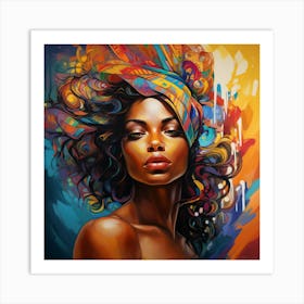 African Woman 76 Art Print