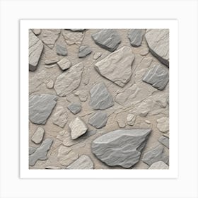 Stone Wall 18 Art Print