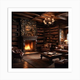 Fireside Novels Art Print