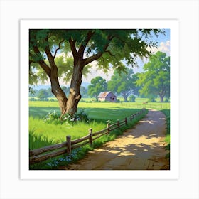 Country Road 13 Art Print