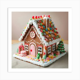 Gingerbread House Art Print