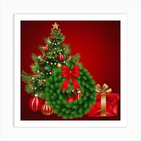 Christmas Tree Art Print