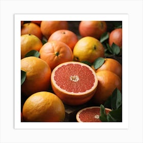 Grapefruits 2 Art Print