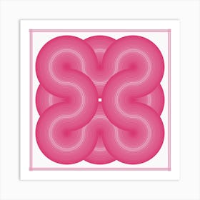 Pink Swirls Art Print