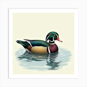 Wood Duck 1 Art Print