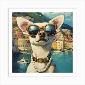 Whimsical Dogs 72 Art Print