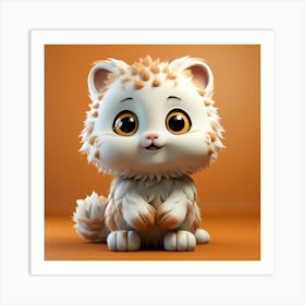 Cute Cat 14 Art Print