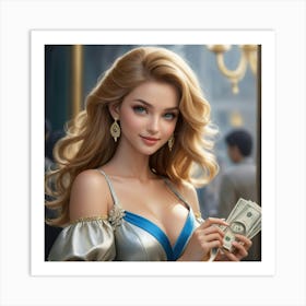 Sexy Blonde 13 Art Print