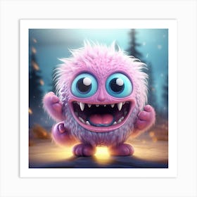 Monster Monster Monster Monster Monster Monster Monster Monster Monster Monster 1 Art Print