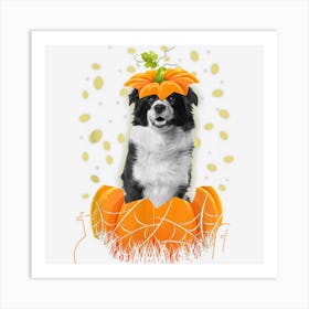 Funny Border Collie Halloween Costume Shirt For Dog Lover Art Print