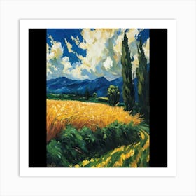 Wheat Field 2 Art Print