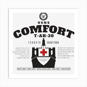 Usns Comfort Art Print