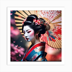 Geisha 159 Art Print