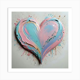 Heart Painting 2 Art Print