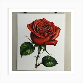 Red Rose 1 Art Print