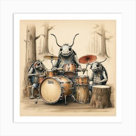 Beetle Band 1 Art Print