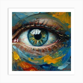 Eye Of A Woman Art Print