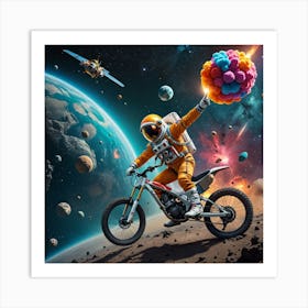 Space Rider Art Print