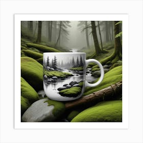 Mossy Forest 4 Art Print